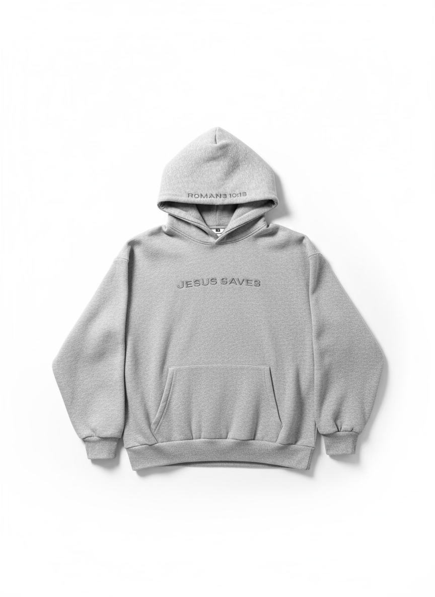 JESUS SAVES – Premium Fleece Hoodie